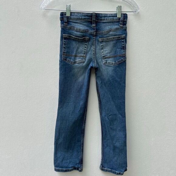 Cat & Jack Kids Straight Leg Blue Jeans Size 6 Stretch Denim - Picture 2 of 6